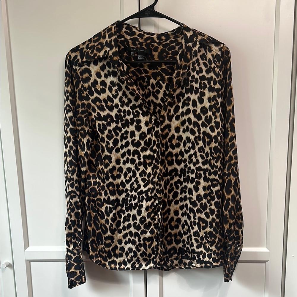 Zara Leopard Print Women's Top